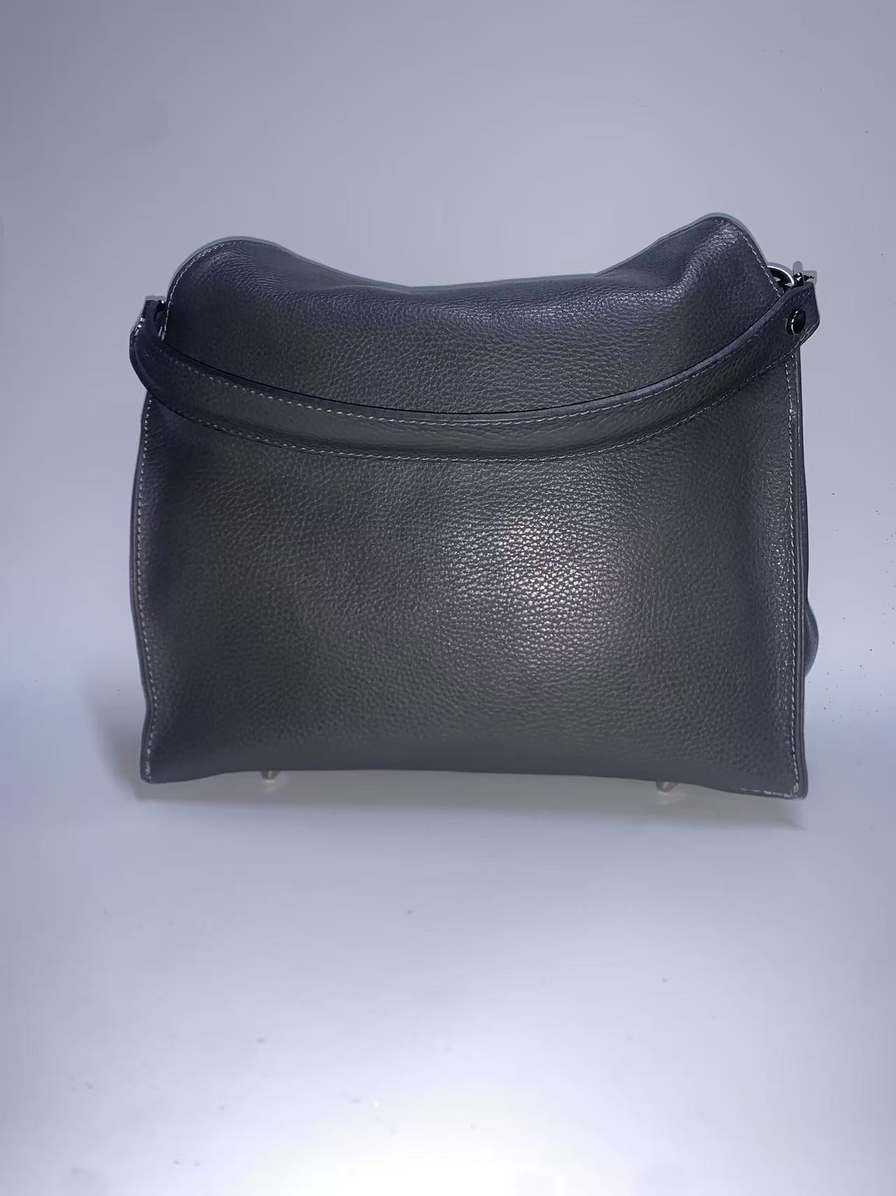 Borsa a pelle Litchi